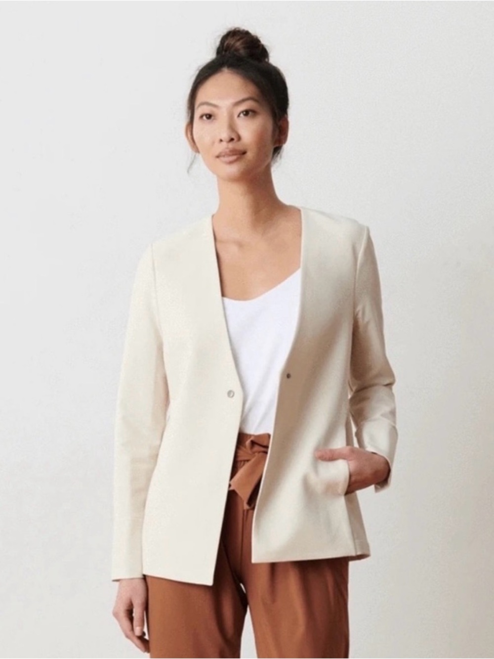 ADAY Strategy Blazer Jacket Oat L
